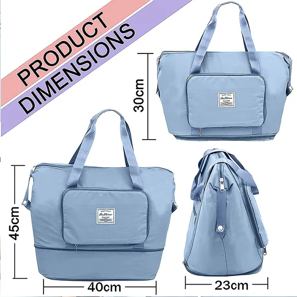 Sky_Blue_Nylon_Travel_Duffel_Bag_For_Men_And_Women
