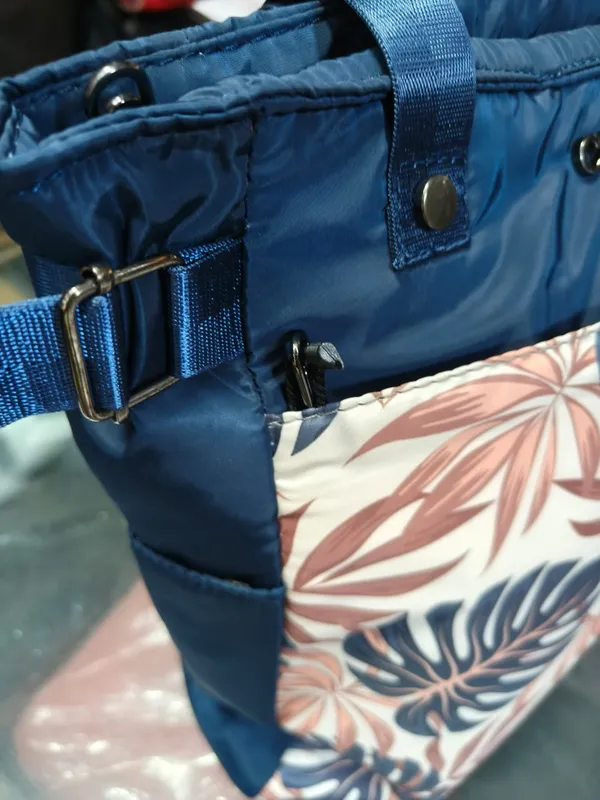 Exclusive_Blue_Tote_Bag_with_elegant_print_and_colour_just_the_right_pick_for_daily_essentials_office_shopping_college_tuition_waterproof_imported_nylon-lycra_material