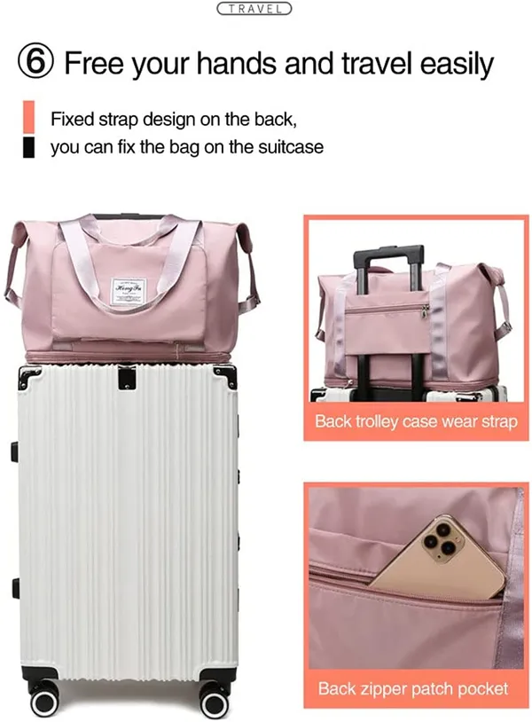 Pink_Nylon_Travel_Duffel_Bag_For_Women