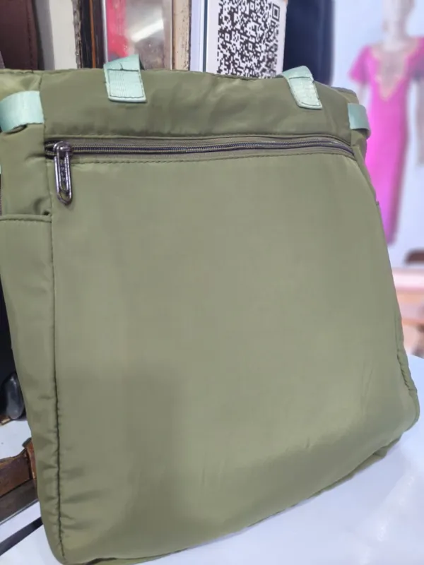 Exclusive_Light_Green_Tote_Bag_with_elegant_print_and_colour_just_the_right_pick_for_daily_essentials_office_shopping_college_tuition_waterproof_imported_nylon-lycra_material