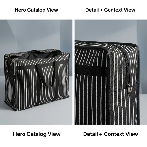 Unisex-Adult_Extra_Large_Big_Heavy_Duty_Storage_Organizer_Reusable_Canvas_Shopper_Bag_With_Handles_With_Covers_Zip_Jumbo_Bag_(Pack_Of_1),_Shopper_Tote,_Black_and_White_Striped