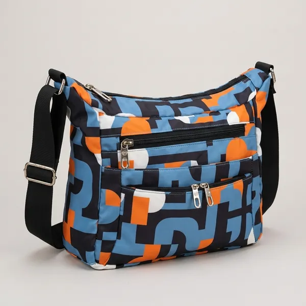 Multicolor_Nylon_Lycra_Sling_Bag_For_Women