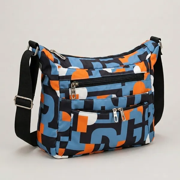 Multicolor_Nylon_Lycra_Sling_Bag_For_Women