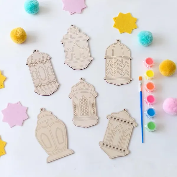 Beige_Wooden_Lantern_Diy_Banner_Craft_Ramadan_Eid_Activity_Kids