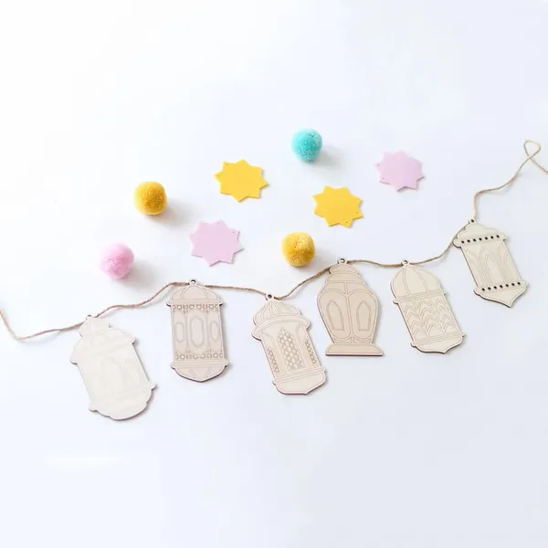 Beige_Wooden_Lantern_Diy_Banner_Craft_Ramadan_Eid_Activity_Kids