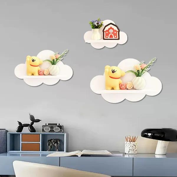 White_Cloud_Floating_Wall_Shelf_Home_Decor_Kids