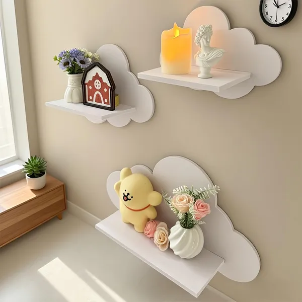 White_Cloud_Floating_Wall_Shelf_Home_Decor_Kids