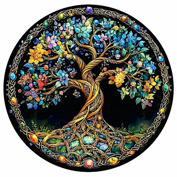 Multi_Colour_Tree_Life_Wall_Decor_Home_Decor