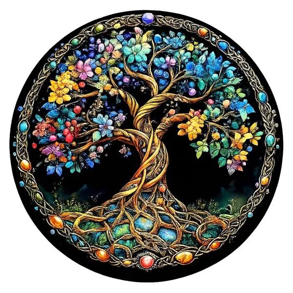 Multi_Colour_Tree_Life_Wall_Decor_Home_Decor