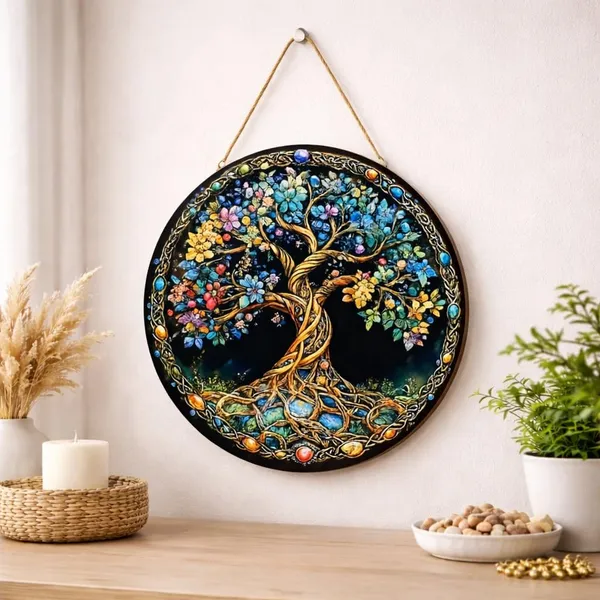 Multi_Colour_Tree_Life_Wall_Decor_Home_Decor