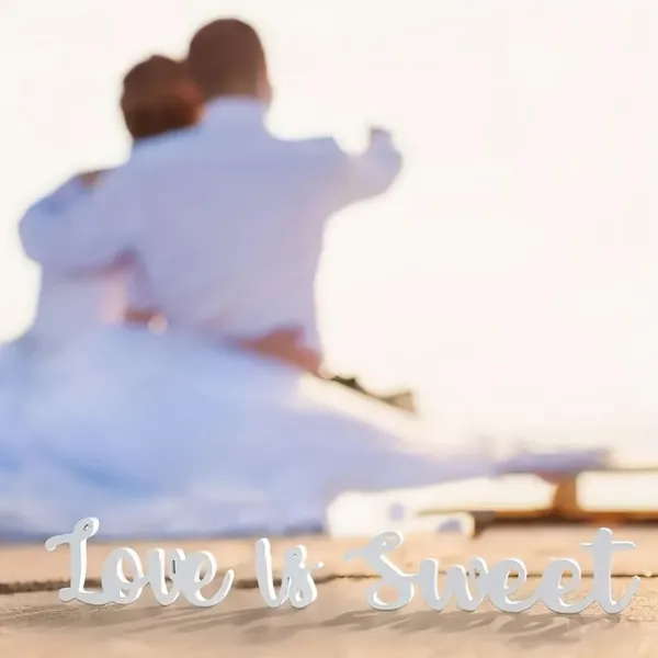 White_Love_Is_Sweet_Pvc_Foam_Board_Tabletop_Sign_White_Standalone_Letter_Decor_Wedding