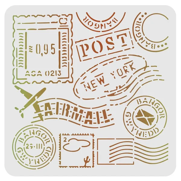 White_Square_Plastic_Diy_Art_Craft_Stencil_Diy_And_Craft