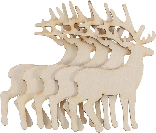 Beige_Reindeer_Cutout_Veneers_Slices_Diy_And_Craft