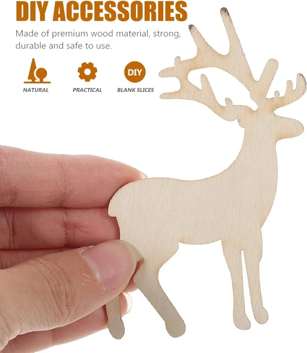 Beige_Reindeer_Cutout_Veneers_Slices_Diy_And_Craft
