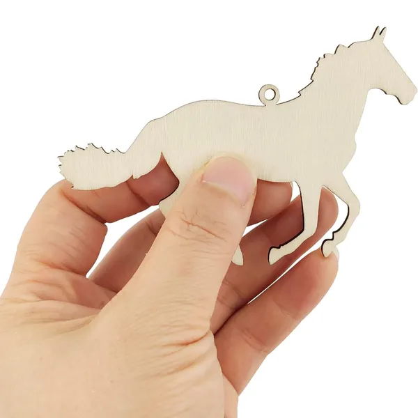 Beige_Pcs_Wooden_Running_Horse_Cutouts_Diy_And_Craft