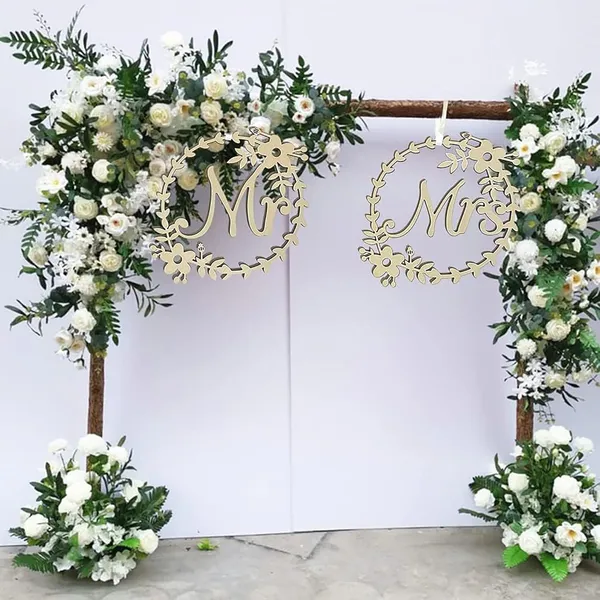 Beige_Floral_Wooden_Mr_And_Mrs_Wedding_Chair_Signs_Rustic_Bride_And_Groom_Chair_Decor_Circle_Wreath_Design_Wedding