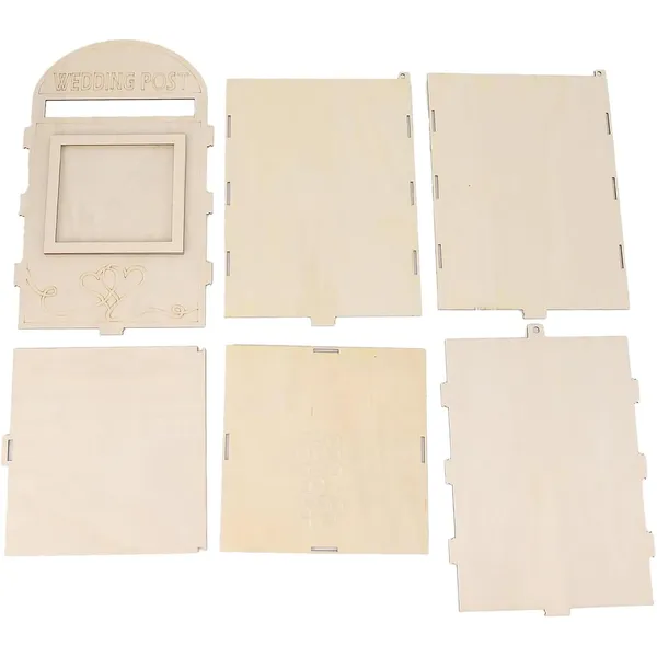 Beige_Wooden_Wedding_Mailbox_Post_Box_Diy_And_Craft
