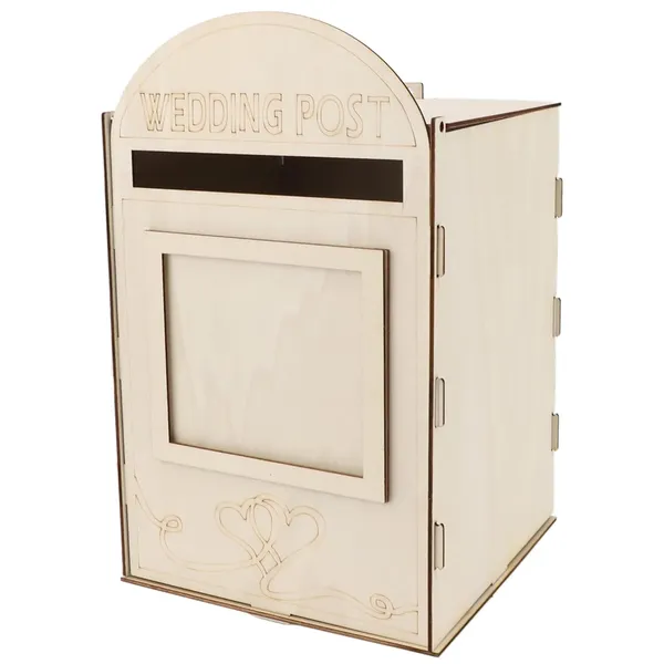 Beige_Wooden_Wedding_Mailbox_Post_Box_Diy_And_Craft