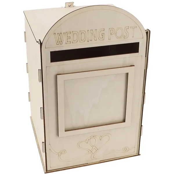 Beige_Wooden_Wedding_Mailbox_Post_Box_Diy_And_Craft
