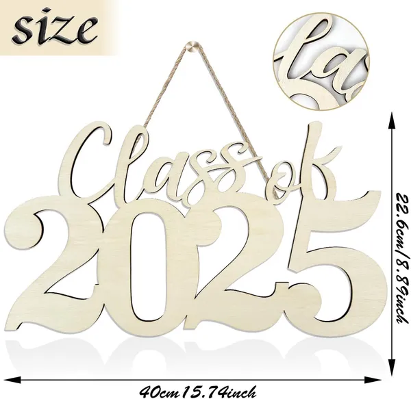 Beige_Class_Wooden_Sign_Graduation_Party_Decorations_School