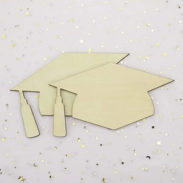 Beige_Graduation_Cap_Wood_Diy_Craft_Cutouts_Diy_And_Craft