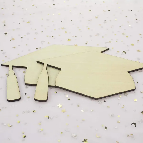 Beige_Graduation_Cap_Wood_Diy_Craft_Cutouts_Diy_And_Craft