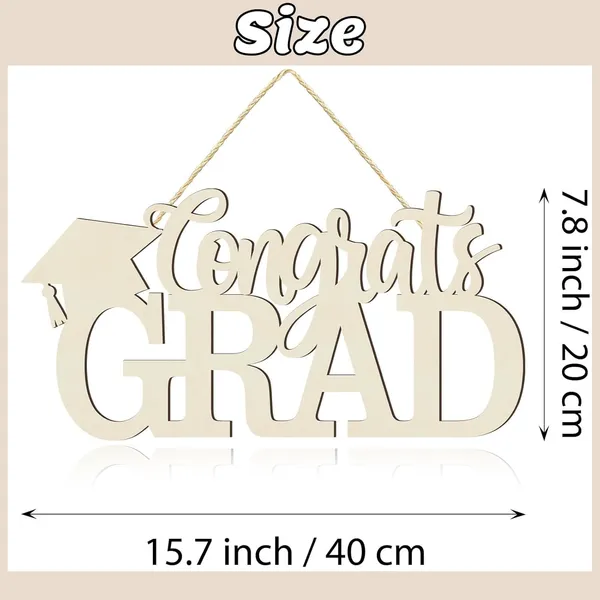 Beige_Graduation_Party_Decorations_Wooden_Sign_General