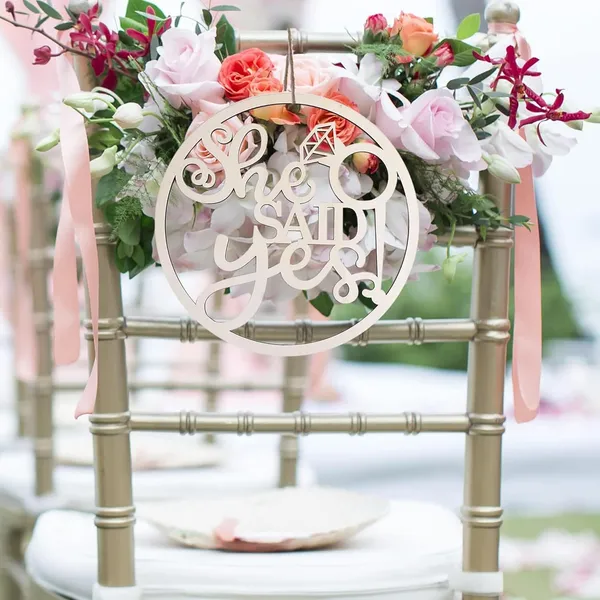 Beige_Wooden_Engagement_Party_Decorations_Diy_And_Craft