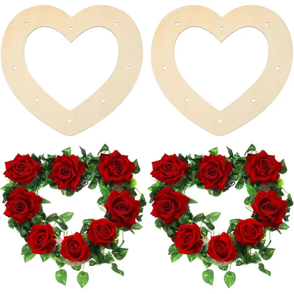 Beige_Wooden_Heart_Wreath_Frames_Wedding