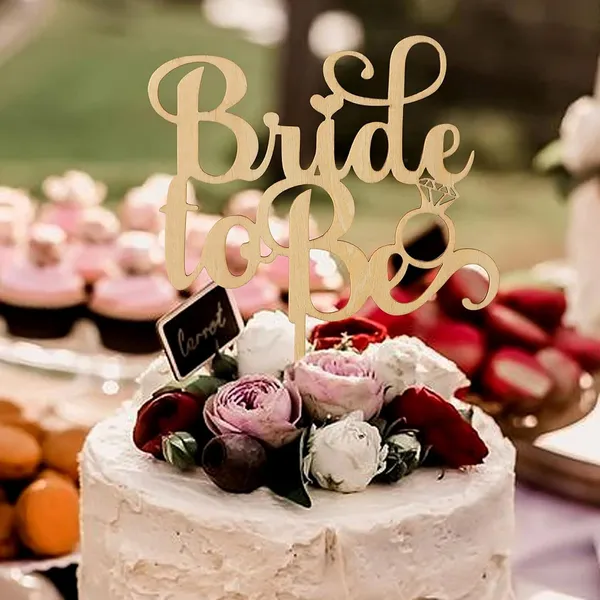 Beige_Wooden_Bridal_Shower_Cake_Topper_Wedding