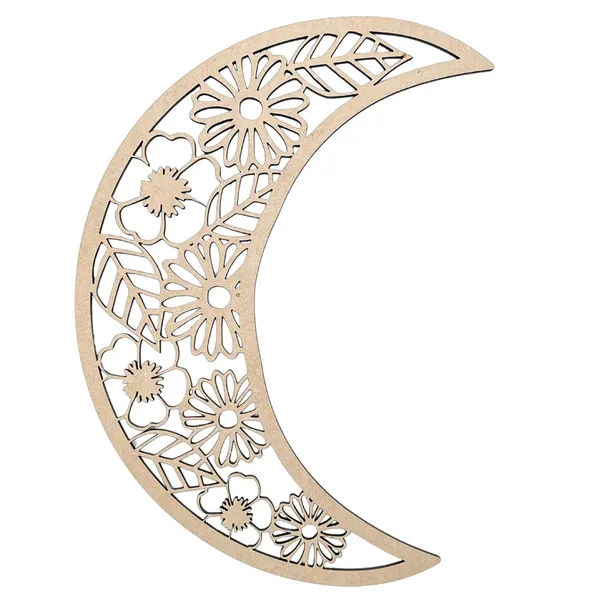 Beige_Floral_Crescent_Moon_Wooden_Wall_Decor_Cutout_Diy_And_Craft