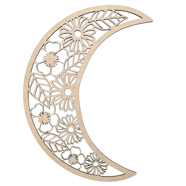 Beige_Floral_Crescent_Moon_Wooden_Wall_Decor_Cutout_Diy_And_Craft