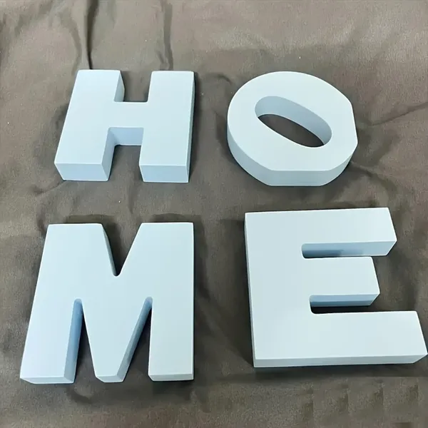 White_English_Alphabet_White_Pvc_Foam_Board_Table_D_Cor_Home_Decor