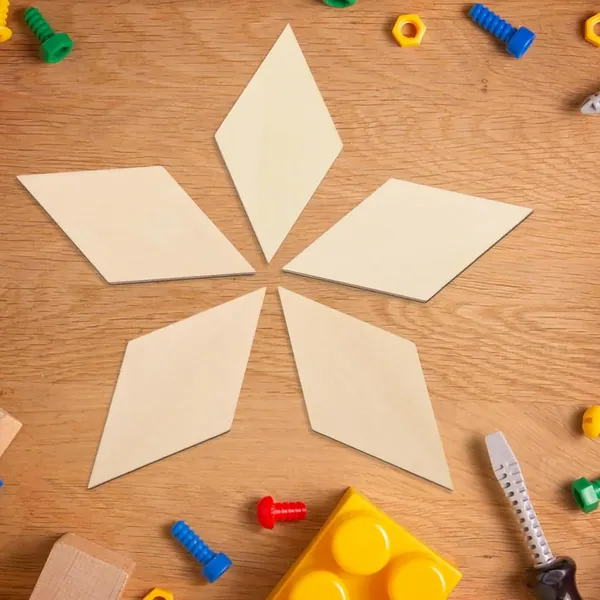 Beige_Diamond_Shaped_Wood_Slices_Diy_And_Craft