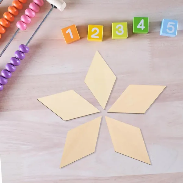 Beige_Diamond_Shaped_Wood_Slices_Diy_And_Craft