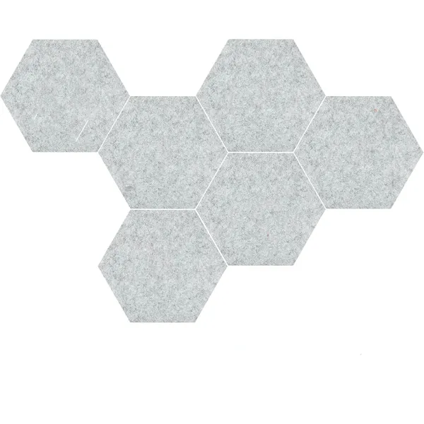 Grey_Hexagon_Felt_Pin_Boards_Home_Decor
