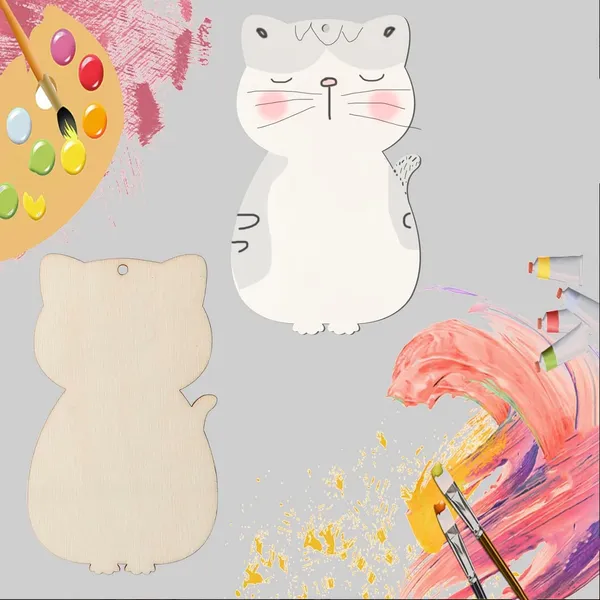 Beige_Cat_Shape_Wooden_Diy_Crafts_Cutouts_Diy_And_Craft