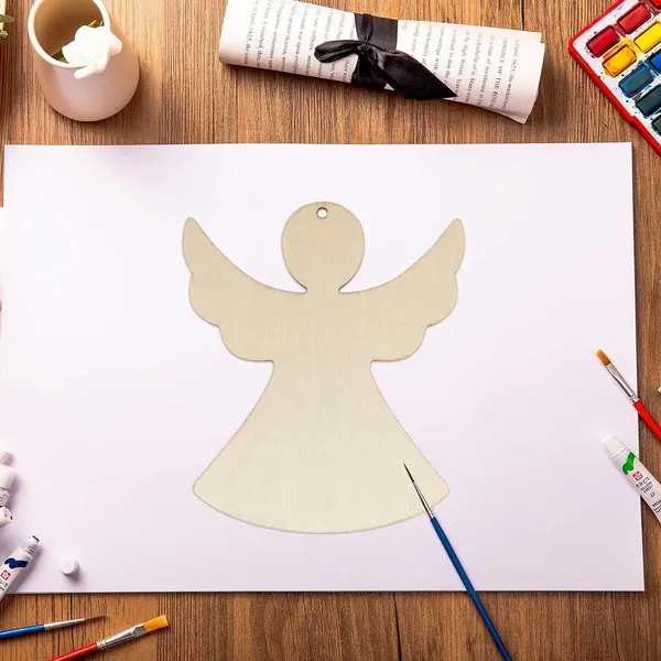 Cliths_Angel_Wood_Diy_Crafts_Cutouts_Wooden_Angel_Shaped_Hanging_Ornaments_With_Hemp_Ropes_Ideal