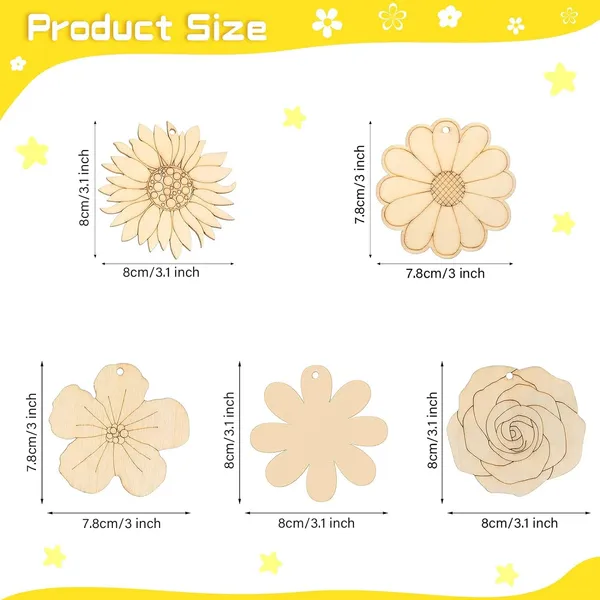 Beige_Flowers_Unfinished_Wooden_Cutouts_Kids