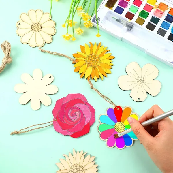 Beige_Flowers_Unfinished_Wooden_Cutouts_Kids
