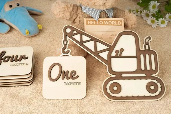 Beige_Construction_Crane_Baby_Milestone_Sign_Baby
