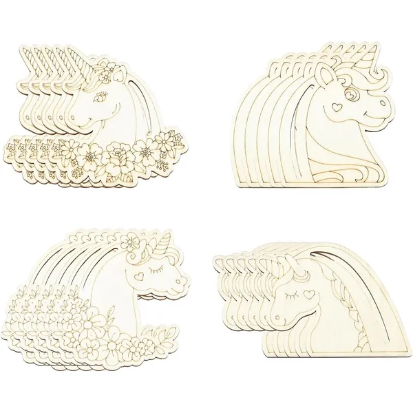 Beige_Wooden_Unicorn_Head_Cutouts_Graffiti_Flower_Diy_And_Craft