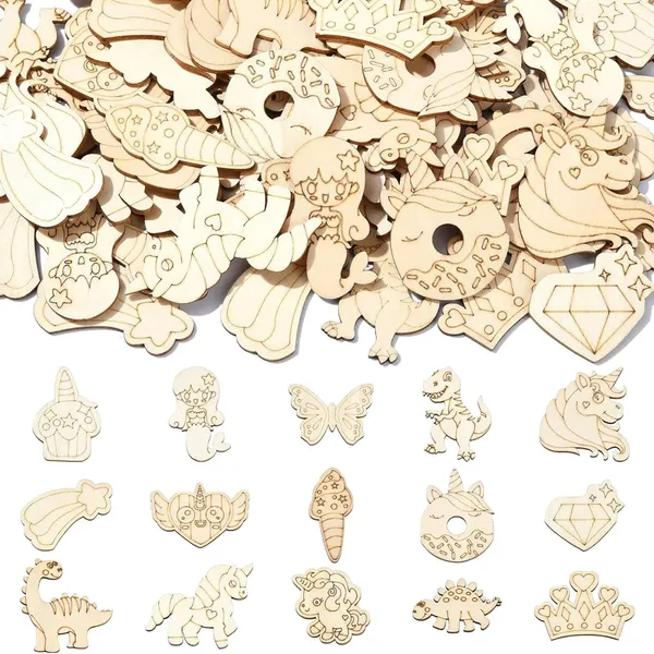 Beige_Pcs_Wooden_Cutouts_Unicorn_Diy_And_Craft