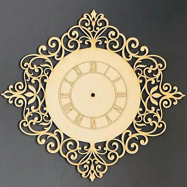 Beige_Wooden_Wall_Clock_Mdf_Base_Diy_Wall_Clock_Diy_And_Craft