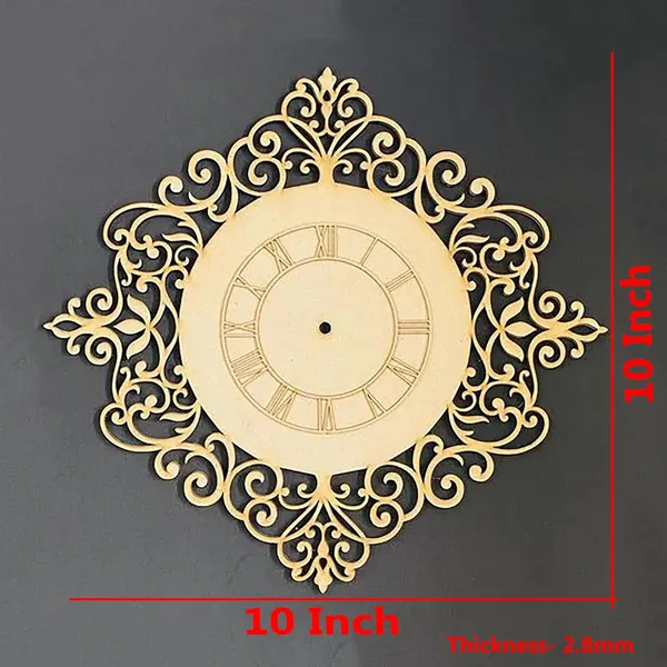 Beige_Wooden_Wall_Clock_Mdf_Base_Diy_Wall_Clock_Diy_And_Craft