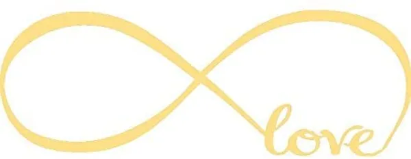 Beige_Wall_Stickers_Bedroom_D_Cor_Infinity_Symbol_Word_Love_Vinyl_Art_Decal_Yellow_Home_Decor