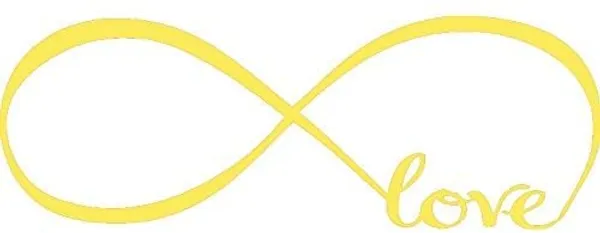 Beige_Wall_Stickers_Bedroom_D_Cor_Infinity_Symbol_Word_Love_Vinyl_Art_Decal_Yellow_Home_Decor