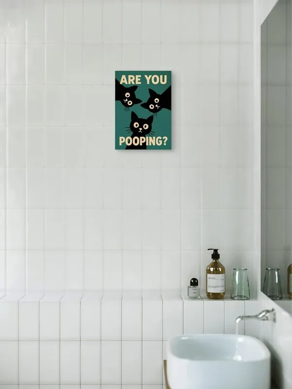 Multicolour_Home_Wall_Decor_Funny_Cat_Quote_Metal_Print_Wall_Painting_Home_Decor