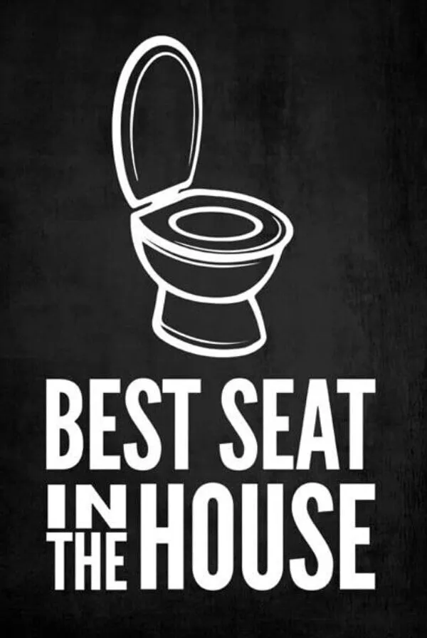 Multicolour_Funny_Bathroom_Quote_Metal_Wall_Art_Best_Seat_In_The_House_Glossy_Aluminum_Photo_Print_Wall_Painting_Home_Decor