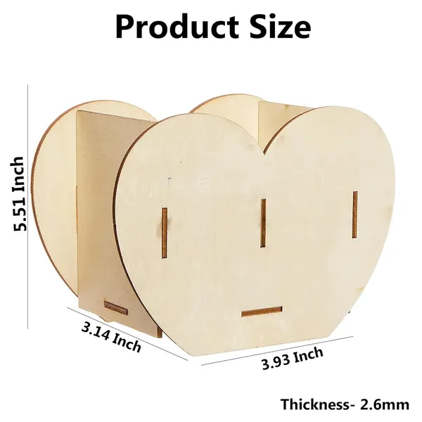 Beige_Heart_Wooden_Pen_Stand_Diy_Mdf_Pen_Holder_Kids